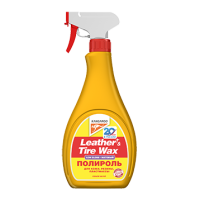 Полироль панели Матовый (500ml) Leather&Tire wax LowGloss KANGAROO /кор.12шт/