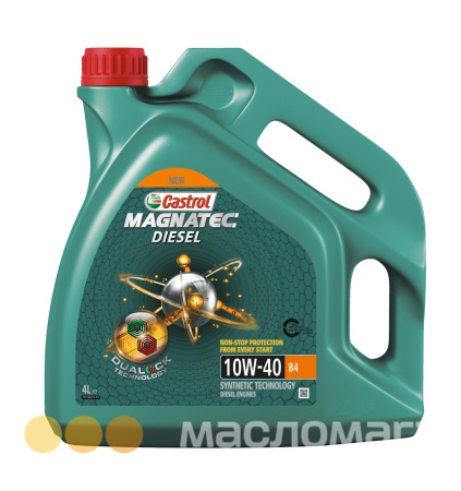 Моторное масло Castrol  10W-40 полусинтетическое A3/B3, A3/B4      4 л.