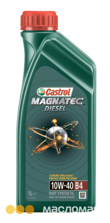 Моторное масло Castrol  10W-40 полусинтетическое A3/B3, A3/B4      1 л.