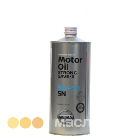 5/30 Strong Save X NISSAN   1л. п/синт. API SN Масло моторное /кор.24шт./ ж/б